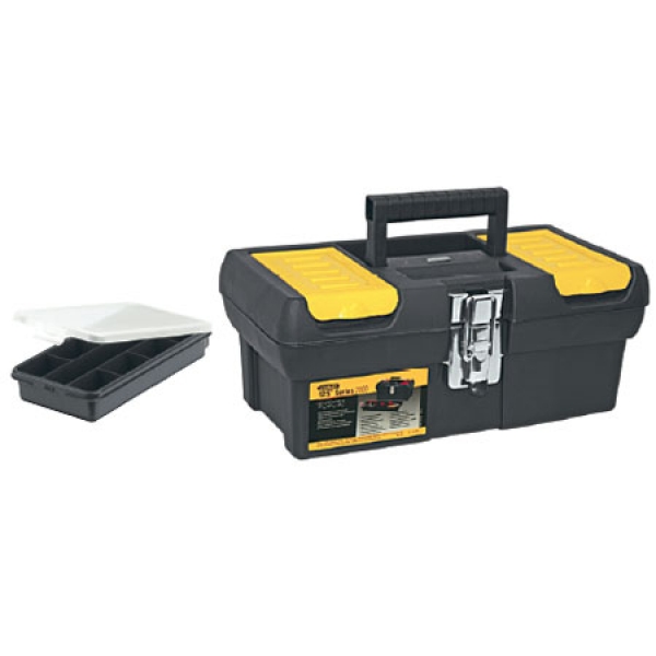Combo Armazenagem caixa de ferramentas 13&quot; e organizador pequeno