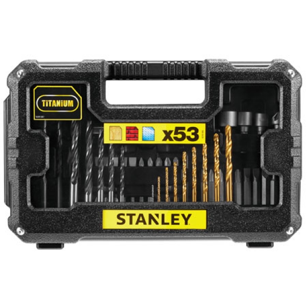 Jogo para furar e parafusar com 53 peças