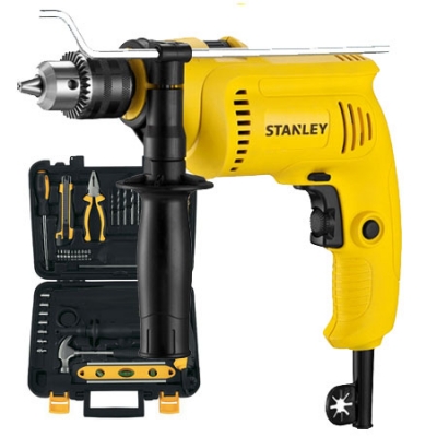 Furadeira de Impacto 600W com ferramentas e acessórios